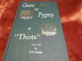 9781885048066-1885048068-Giant vs pygmy by B.J. Palmer + "Thots", Vol. VII