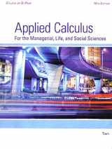 9781305295308-1305295307-Applied Calculus For the Managerial, Life, and Social Sciences COLLEGE OF DUPAGE EDITION