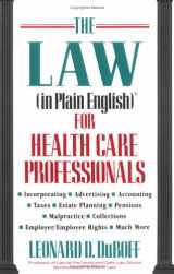 9780471580027-0471580023-The Law (In Plain English)(r) for Health Care Professionals