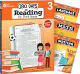 9781425816391-1425816398-180 Days of Practice - 3rd Grade Workbook Set - Includes 4 Assorted Third Grade Workbooks for Daily Practice in Reading, Math, Writing, and Grammar Skills