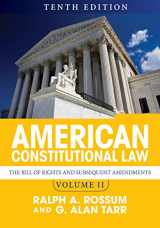 9780813349978-0813349974-American Constitutional Law, Volume II: The Bill of Rights and Subsequent Amendments