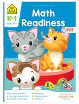 9781589473225-1589473221-School Zone - Math Readiness Workbook - 64 Pages, Ages 5 to 7, Kindergarten to 1st Grade, Telling Time, Counting Money, Addition, Subtraction, and More (School Zone I Know It!® Workbook Series)