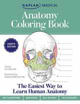 9781506276403-1506276407-Anatomy Coloring Book with 450+ Realistic Medical Illustrations with Quizzes for Each + 96 Perforated Flashcards of Muscle Origin, Insertion, Action, and Innervation (Kaplan Test Prep)
