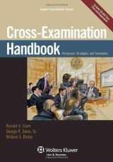9780735598430-0735598436-Cross Examination Handbook: Persuasion Strategies & Techniques (Aspen Coursebook)