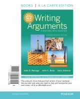 9780134582566-013458256X-Writing Arguments: A Rhetoric with Readings, Concise Edition, Books a la Carte Edition, MLA Update Edition