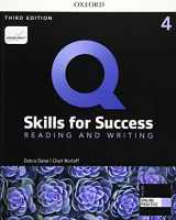 9780194903950-0194903958-Q Skills for Success Reading and Writing, 4th Level 3rd Edition Student book and IQ Online Access