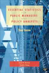 9781608716777-1608716775-Essential Statistics for Public Managers and Policy Analysts