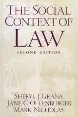 9780130413741-0130413747-The Social Context of Law