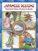 9780486461151-0486461157-Japanese Designs Stained Glass Pattern Book (Dover Crafts: Stained Glass)