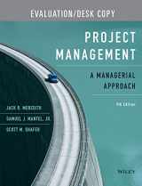 9781118947036-1118947037-Project Management: A Managerial Approach 9e Binder Ready Version