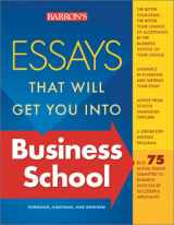 9780764120350-0764120352-Essays That Will Get You into Business School (Essays That Will Get You Into... Series)