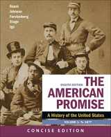 9781319209049-1319209041-The American Promise: A Concise History, Volume 1