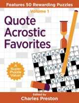 9780998832234-0998832235-Quote Acrostic Favorites: Features 50 Rewarding Puzzles (Puzzle Books for Fun)