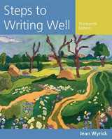 9781305394223-1305394224-Steps to Writing Well (Wyrick’s Steps to Writing Well Series)