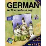 9781931873314-1931873313-GERMAN in 10 minutes a day: Language course for beginning and advanced study. Includes Workbook, Flash Cards, Sticky Labels, Menu Guide, Software, ... Grammar. Bilingual Books, Inc. (Publisher)