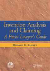 9781590318188-1590318188-Invention Analysis and Claiming: A Patent Lawyer's Guide