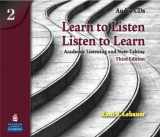 9780131361935-0131361937-Learn to Listen, Listen to Learn 2: Academic Listening and Note-Taking, Classroom Audio CD