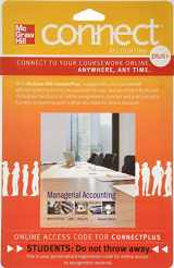 9780077493677-0077493672-Connect 1-Semester Access Card for Managerial Accounting