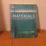 9781856694803-1856694801-Materials for Architectural Design /anglais