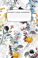 9781687092380-1687092389-Cornell Notes Notebook: Notes Taking System for High School Adult Student with College Ruled Lines Composition with Floral Seasonal Theme