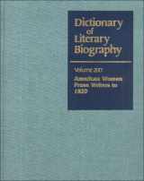 9780787618551-0787618551-DLB 200: American Women Prose Writers to 1820 (Dictionary of Literary Biography, 200)