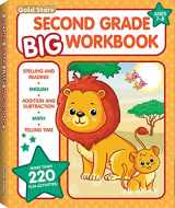 9781646380336-1646380339-Second Grade Big Workbook Ages 7 - 8: All Subjects including 220+ Activities, Spelling and Reading, English, Addition and Subtraction, Math, Telling Time (Gold Stars Series)