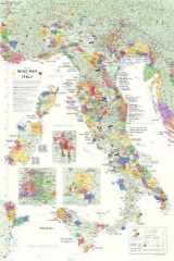 9780972363273-0972363270-True Fabrication 1302 Wine Map of Italy, Multi Color