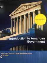 9781259807190-1259807193-Introduction to American Government w/access code