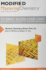 9780321903587-0321903587-General Chemistry: Atoms First -- Modified Mastering Chemistry with Pearson eText Access Code
