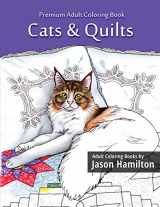 9781517128159-1517128153-Cats & Quilts: Adult Coloring Book