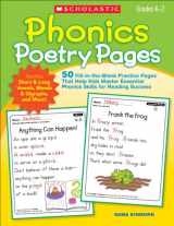 9780545248709-0545248701-Phonics Poetry Pages: 50 Fill-in-the-Blank Practice Pages That Help Kids Master Essential Phonics Skills for Reading Success