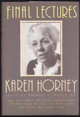 9780393024852-0393024857-Final Lectures: Karen Horney