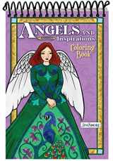 9781497206069-1497206065-Jim Shore Angels and Inspirations Coloring Book (Design Originals) 32 Folk Art Inspired Designs with Faith-Based Quotes - Pocket-Size and Spiral-Bound with Perforated Pages and a Lay-Flat Edge