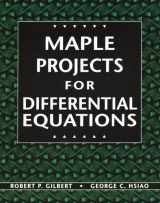9780130479747-0130479748-Maple Projects for Differential Equations