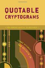 9780375722639-0375722637-Quotable Cryptograms: 500 Famous Quotes to Decipher