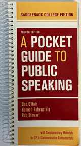 9781457667565-1457667568-A Pocket Guide To Public Speaking (Fourth Edition-- Saddleback College)