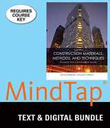 9781337192385-1337192384-Bundle: Construction Materials, Methods and Techniques, 4th + LMS Integrated for MindTap Construction, 2 terms (12 months) Printed Access Card