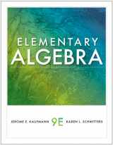 9780538731911-0538731915-Student Workbook for Kaufmann/Schwitters' Elementary Algebra, 9th