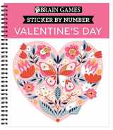 9781645589105-1645589102-Brain Games - Sticker by Number: Valentine's Day