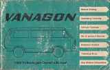 9780837606583-0837606586-Volkswagen Vanagon 1980 Owner's Manual