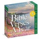 9781523519187-1523519185-365 Bible Verses-A-Year for 2024 Page-A-Day Calendar: Timeless Words From the Bible to Guide, Comfort, and Inspire