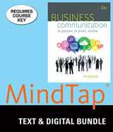 9781337127240-1337127248-Bundle: Business Communication: In Person, In Print, Online, Loose-leaf Version, 10th + LMS Integrated for MindTap Business Communication, 1 term (6 months) Printed Access Card