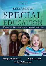 9780398093167-0398093164-Research in Special Education: Designs, Methods, and Applications