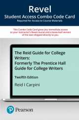 9780135259894-0135259894-Reid Guide for College Writers, The -- Revel + Print Combo Access Code