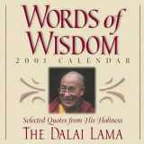 9780740709265-0740709267-Words of Wisdom 2001 Calendar: Selected Quotes from His Holiness