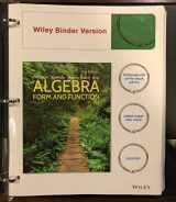 9781118640784-1118640780-Algebra: Form and Function