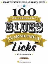 9781480312913-1480312916-100 Authentic Blues Harmonica Licks Book/Online Audio