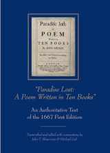 9780820703923-0820703923-Paradise Lost: "A Poem Written in Ten Books": An Authoritative Text of the 1667 First Edition (Medieval and Renaissance Literary Studies)
