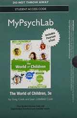 9780205954667-0205954669-World of Children, The -- NEW MyLab Psychology with Pearson eText