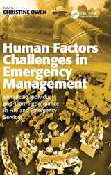 9781409453055-1409453057-Human Factors Challenges in Emergency Management: Enhancing Individual and Team Performance in Fire and Emergency Services